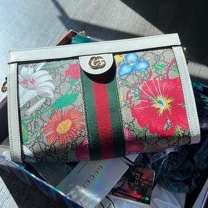 NWT gucci ophidia floral shoulder bag